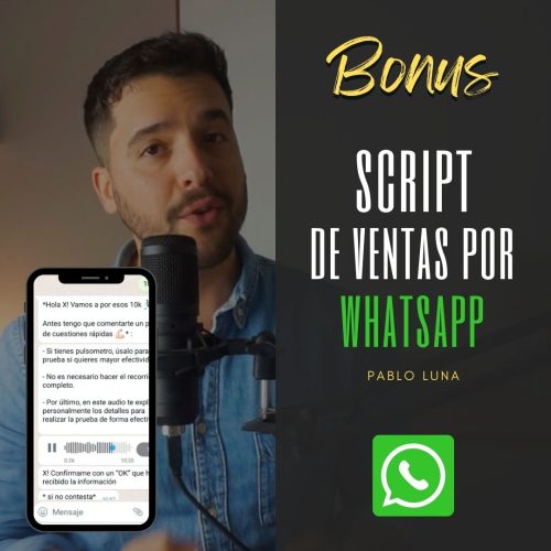 Bonus Script de Ventas Pablo Luna